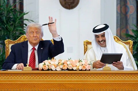 ترامپ پس از دیدار دو ساعته با امیر قطر: پرونده ایران را بررسی کردیم