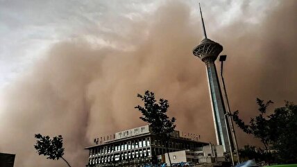 ویدیو / طوفان به تهران رسید